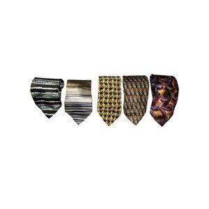 Jerry Garcia Men's Neck Tie Lot of Five